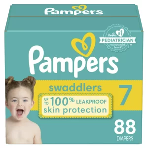 Pampers Swaddlers Diapers Size 7 88 Count