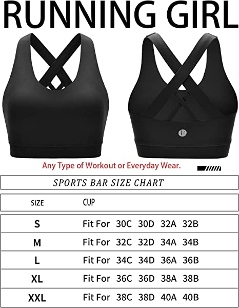 High Impact Sports Bras for Women, Criss Cross Sports Running Yoga Bra, High  Support Bra with Removable Cups 3X-Large at  Women's Clothing store