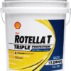 Shell Rotella T 15W-40 Heavy Duty Diesel Oil, 5 gal.