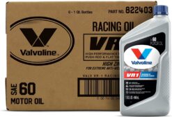 Valvoline 822403 Vr1 Racing 60 6/1 Qt Cs