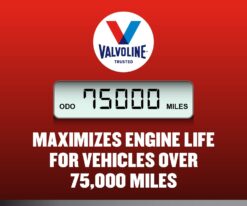 Valvoline Full Synthetic High Mileage with MaxLife Technology 0W-20 Motor Oil, 5 Quart