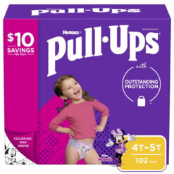 Huggies Pull-Ups Female Training Pants, 102 Count, 4T - 5T (38-50 lb.)