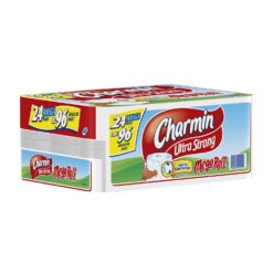 Charmin Ultra Strong, Mega Rolls, 4 Count Pack (Pack of 6) 24 Total Rolls