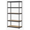 Muscle Rack 36"W x 18"D x 72"H 5-Tier Steel Shelving, Black, 4000 lbs. Capacity