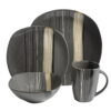 Better Homes & Gardens Bazaar Dinnerware, Gray, Set Of 16