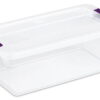 Sterilite 6 Quart Plastic ClearView Latch Storage Container Tote, 12 Pack