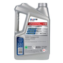 Mobil 1 High Mileage Full Synthetic Motor Oil 5W-20, 5 qt (3 Pack)
