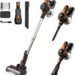 INSE 4-in-1 Cordless Vacuum with Brushless Motor Stick Vacuum Cleaner 23 Kpa for Hard Floors Carpet Pet Hair