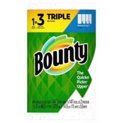 Bounty Select-A-Size Kitchen Rolls Paper Towel 2-Ply White 147 Sheets/Roll 12 Triple Rolls/Carton