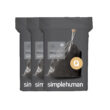 simplehuman Code Q Custom Fit Drawstring Trash Bags in Dispenser Packs, 60 Count, 50-65 Liter / 13-17 Gallon, Odor Absorbing