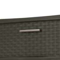 Sterilite 4 Drawer Wide Weave Tower Espresso