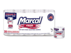 Marcal Pride® Bath Tissue, 20 Roll, 1000 ct, Individually Wrapped Rolls