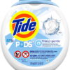 Tide Free and Gentle Laundry Detergent Pods, Unscented, 81 Count