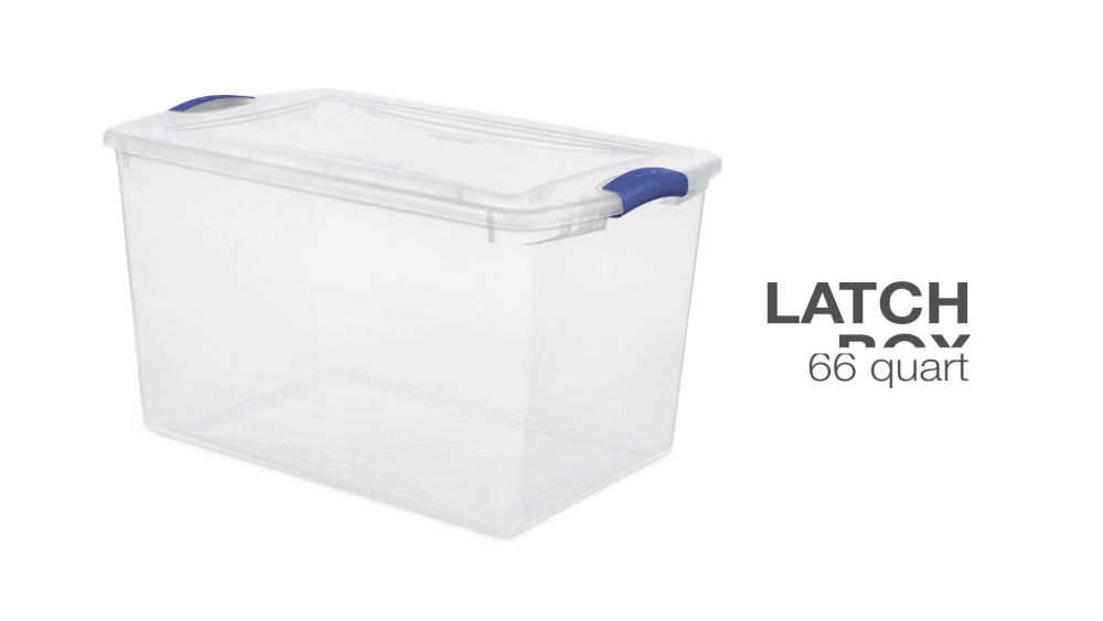 Sterilite 66 quart latch box 