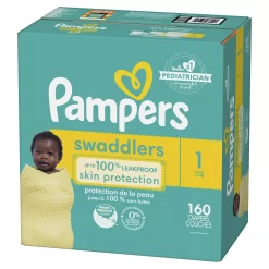 Pampers Swaddlers Newborn Diapers Size 1 160 Count