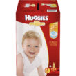 HUGGIES Little Snugglers Diapers, Size 3, 124 Diapers
