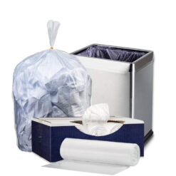 Plasticplace 4 Gallon High Density Trash Bags, 2000 Count, Clear