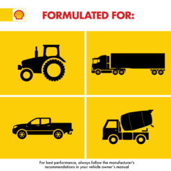 Shell Rotella T4 Triple Protection 15W-40 Diesel Motor Oil, 3 Gallon