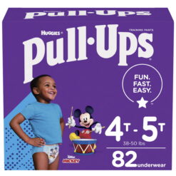 Huggies Pull-Ups Boys' Potty Training Pants Size 6, 82 Ct, 4T-5T (38-50 lb.)