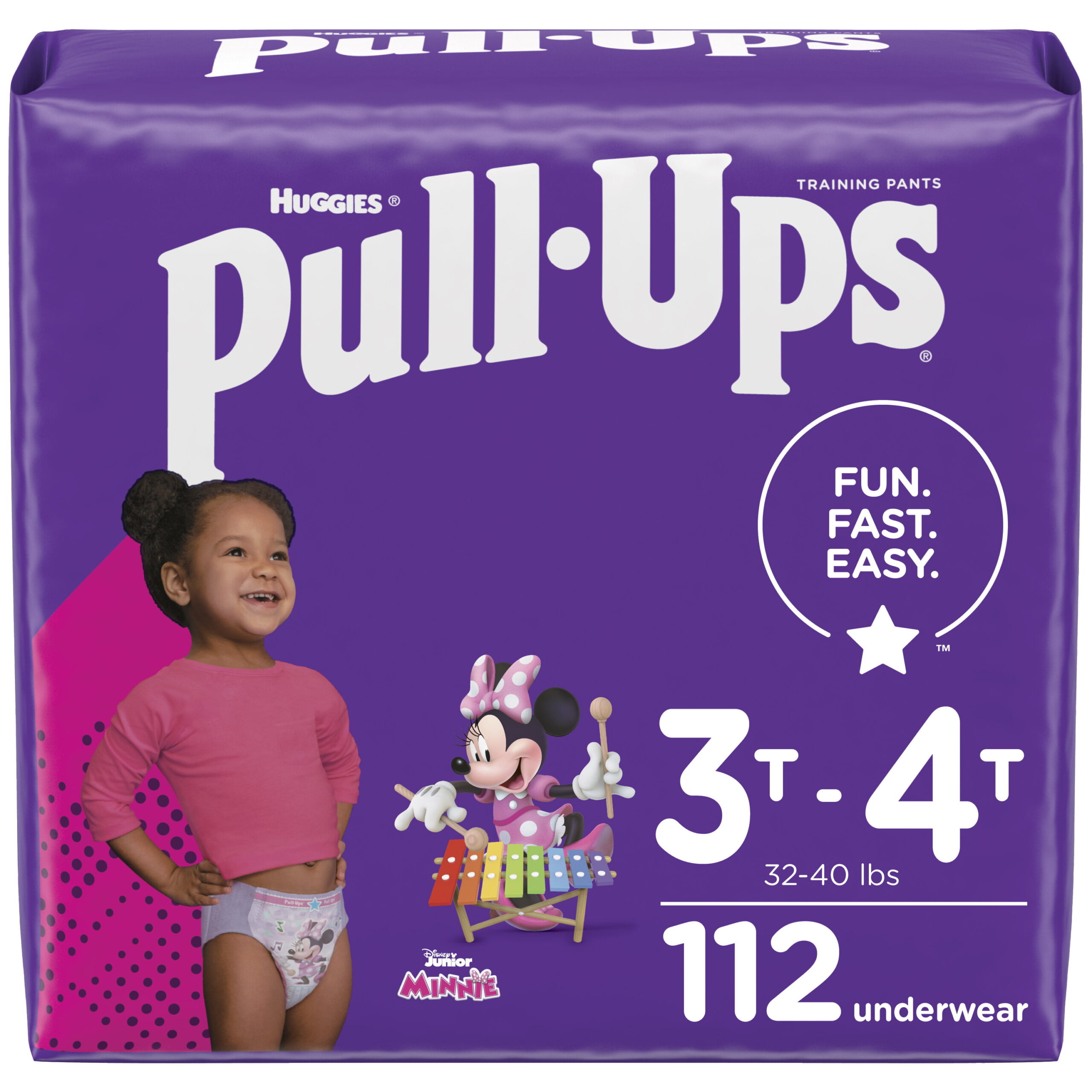 NEW: Huggies Pull Ups Toilet Training Pants. Girls size 3 (14-18kg