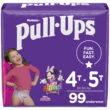 Huggies Pull-Ups Girls' Potty Training Pants, 99 Count, 4T-5T (38-50 lb.)