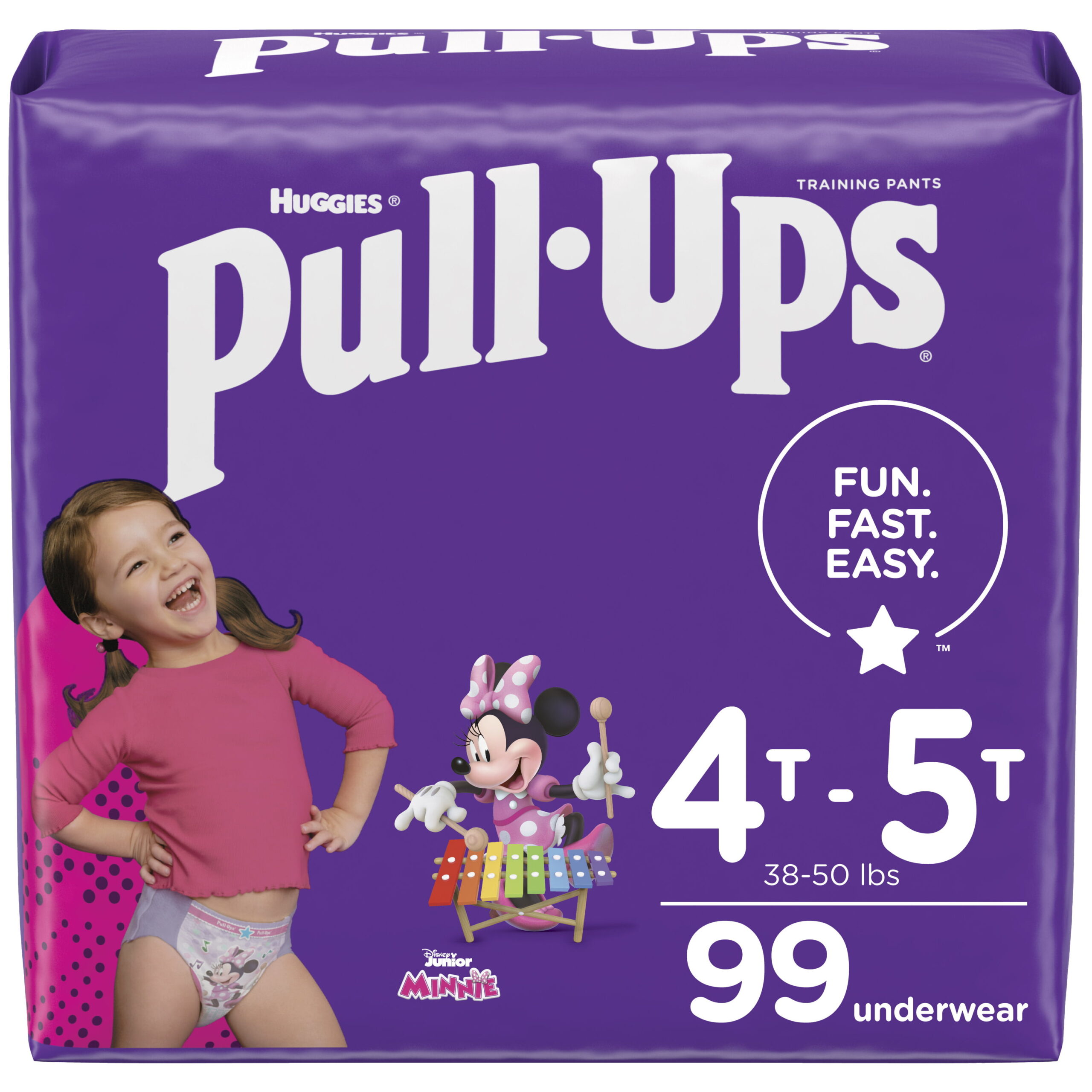 Pull-Ups Female Training Pants, 4T - 5T, 102 Count 