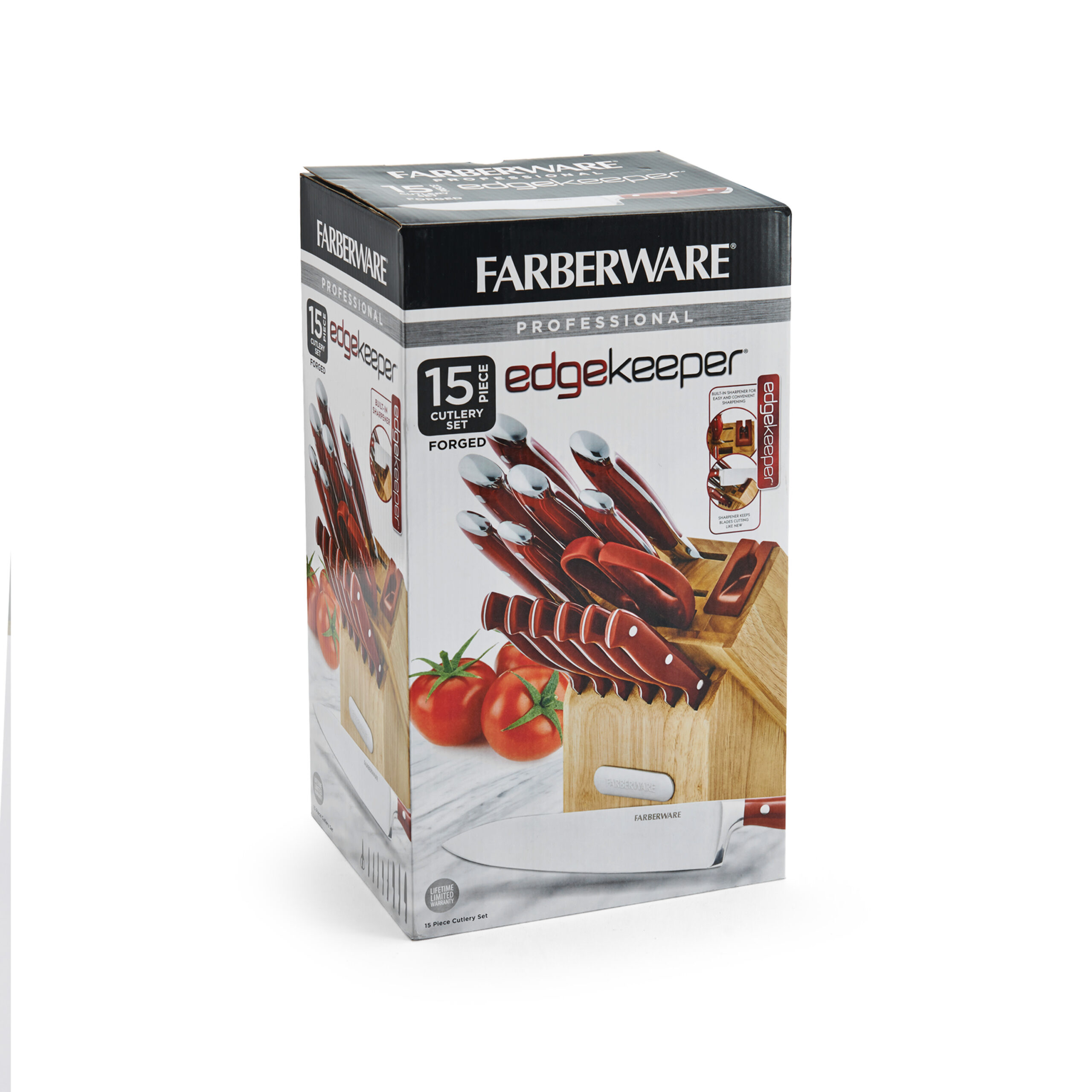 Farberware Edgekeeper® Professional 15-piece Forged Triple Riveted