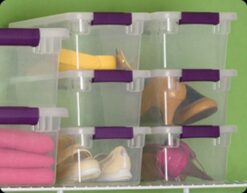 Sterilite 6 Quart Plastic ClearView Latch Storage Container Tote, 12 Pack