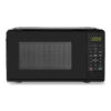 Mainstays 0.7 Cu ft Compact Countertop Microwave Oven, Black