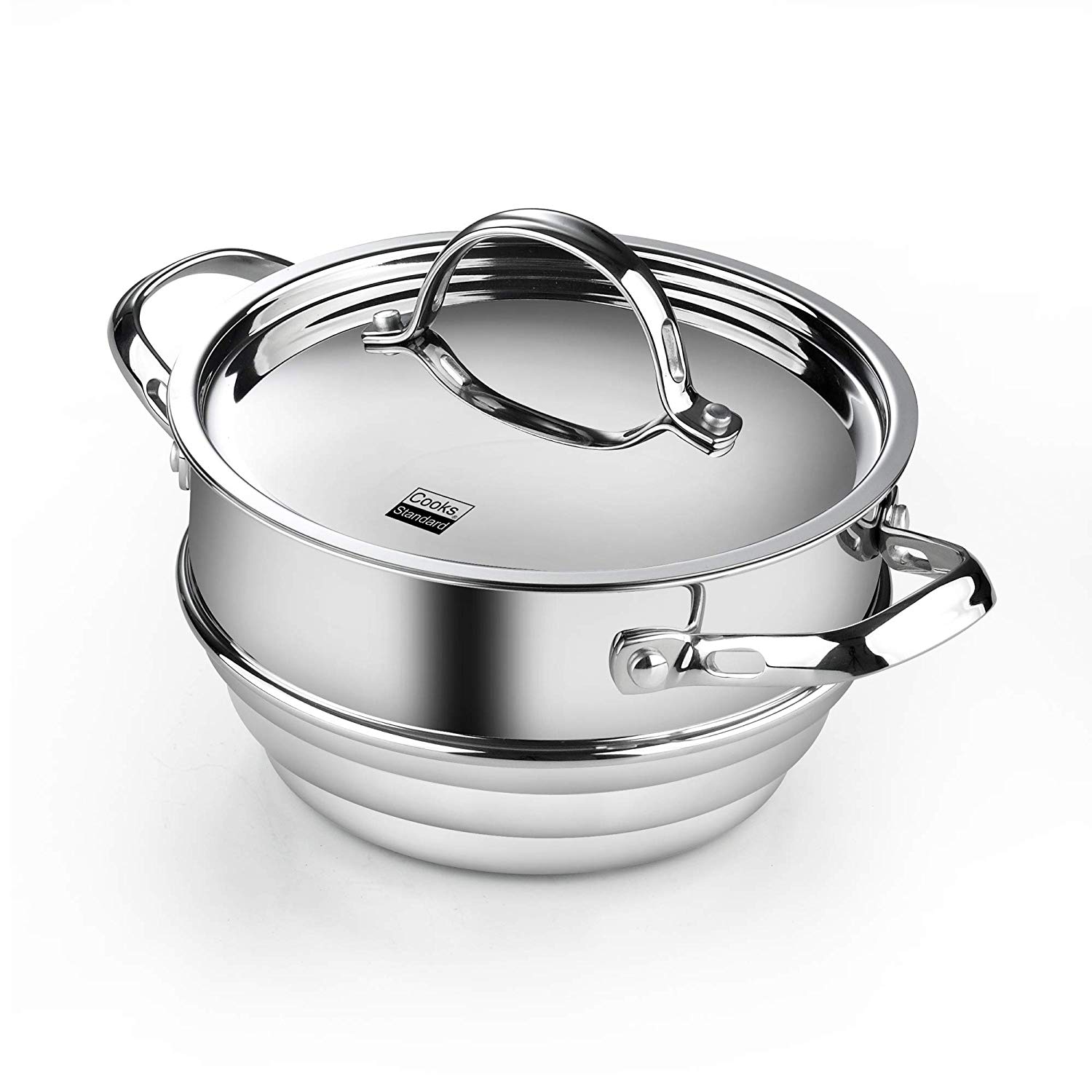 Cooks Standard 02631 Classic 10 Piece Stainless Steel Cookware Set Silver