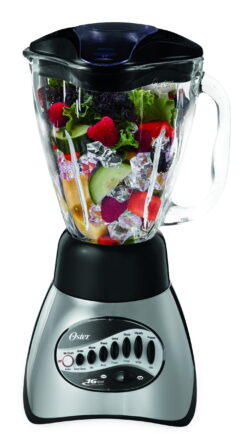 Oster Precise Blend 200 16-Speed Blender 6-Cup Capacity, Gray 006812-001-NP0