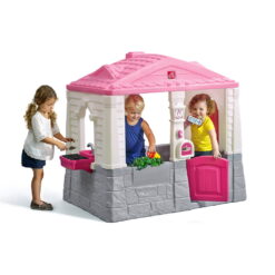 Step2 Neat and Tidy Pink Cottage Playhouse