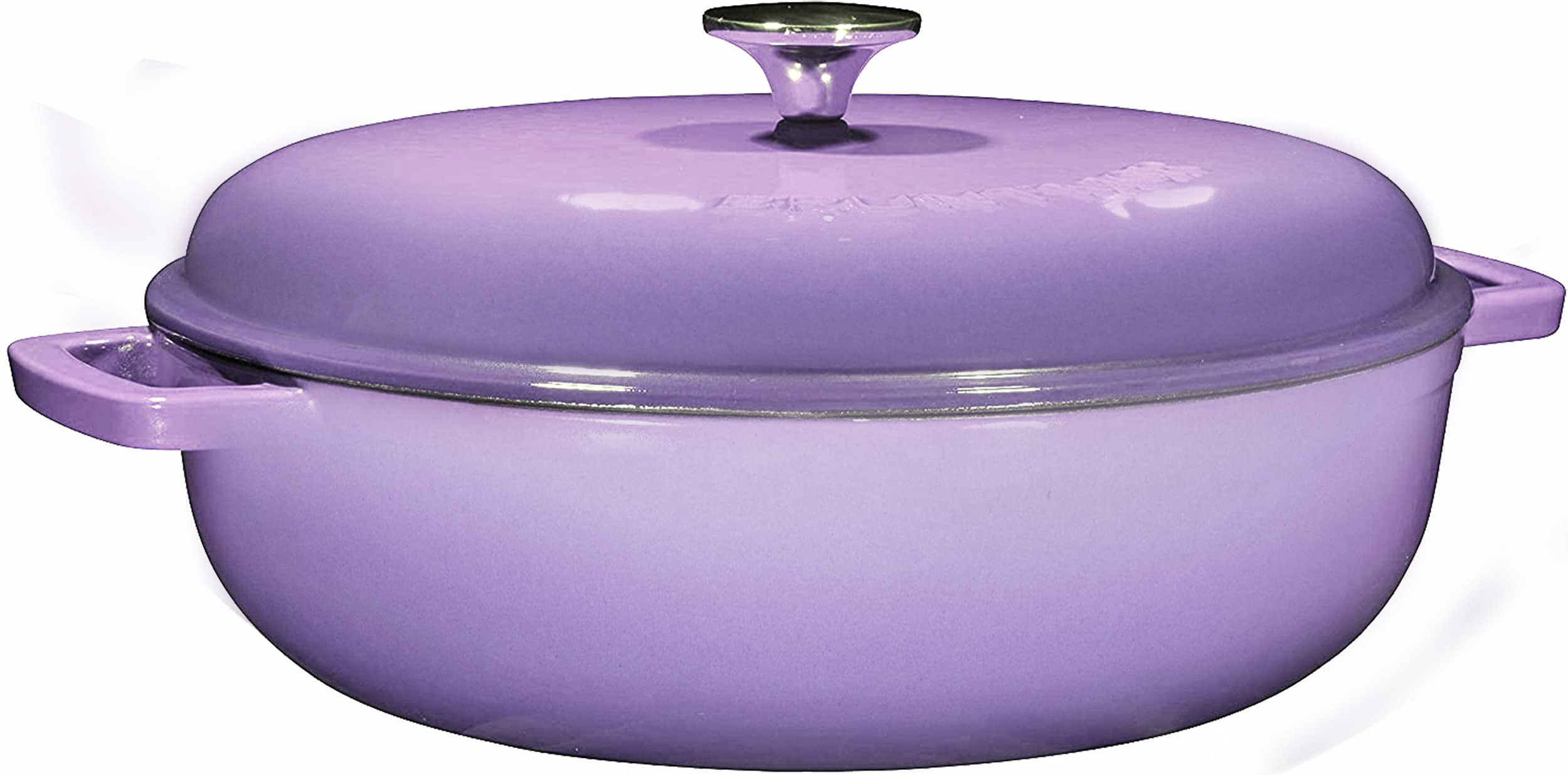 Bruntmor Enameled Cast Iron Dutch Oven with Lid and Stainless Steel Knob - 4.5-Quart Bruntmor Enameled Cast Iron Dutch Oven with Lid and Stainless Steel Knob - 4.5-Quart