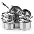 Cooks Standard 02631 Classic 10-Piece Stainless Steel Cookware Set, Silver