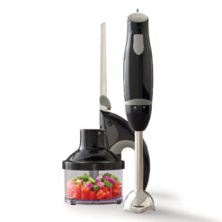 Oster Food Prep Kit with Immersion Blender, Electric Knife, and 2-Cup Capacity Mini Food Chopper, 350W