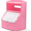 Step2 Lift & Hide 38"H Kids Plastic Storage Bin and Toy Organizer, Pink