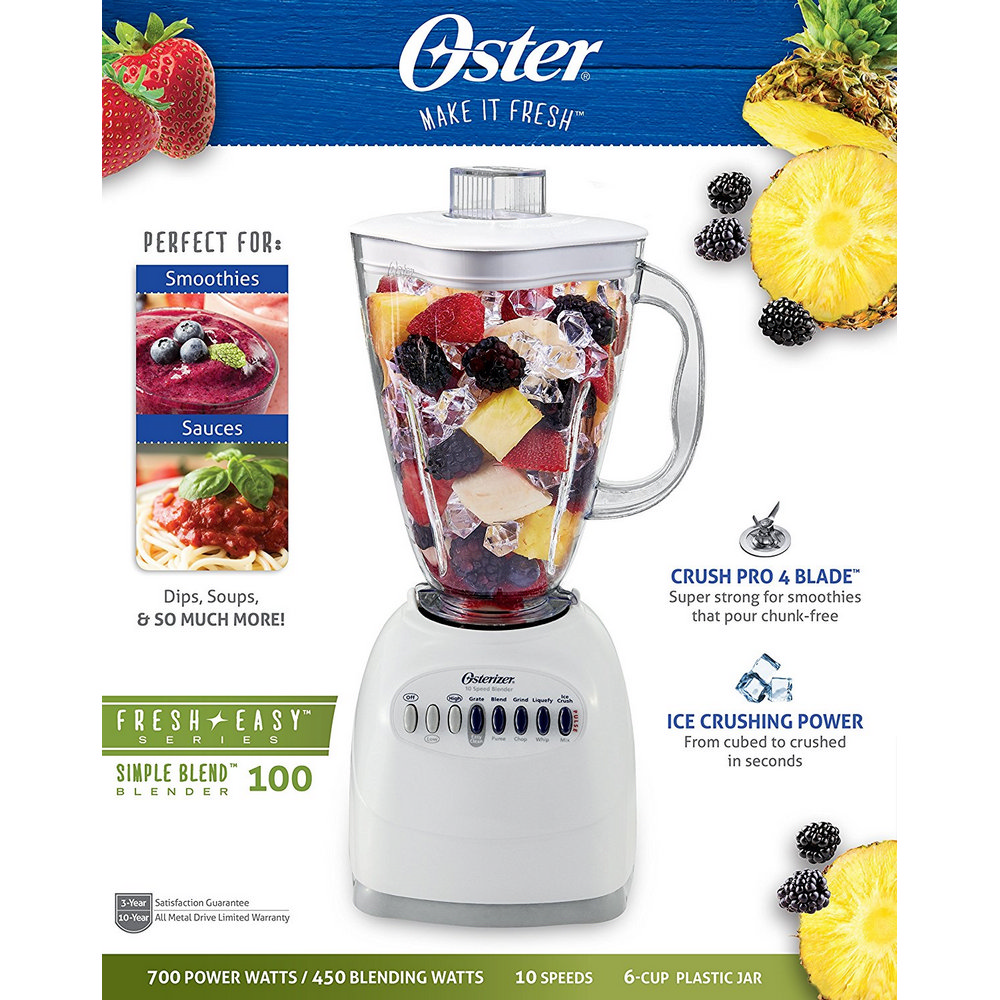 Oster 6-Cup Plastic Blender Container