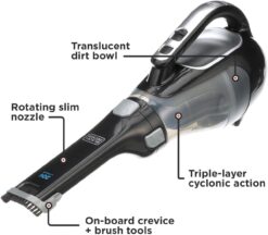BLACK+DECKER 20V Lithium Compact Hand VAC, BDH2000L