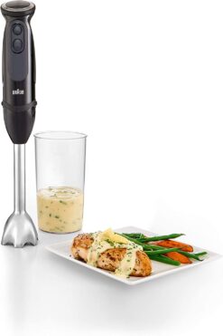 Braun MQ5000 Hand Blender Multiquick Vario, MQ5000, Black