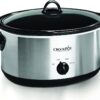 Crock-pot Oval Manual Slow Cooker, 8 quart, Stainless Steel (SCV800-S)