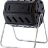 FCMP Outdoor IM4000 Dual Chamber Tumbling Composter (Black)