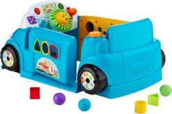 Fisher-Price Laugh & Learn Crawl Around Car, Blue interactive play center with Smart Stages learning content for babies and toddlers ages 6 months and up