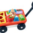 Fisher-Price Laugh & Learn Pull & Play Learning Wagon, interactive activity toy with Smart Stages learning content for babies and toddlers ages 6 months and up