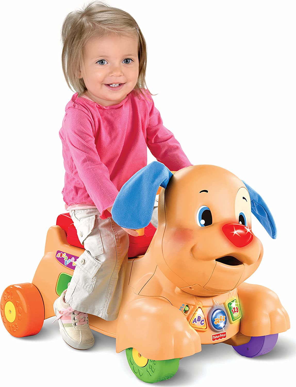 Fisher-Price Laugh & Learn Stride-to-Ride Puppy | Bigbigmart.com