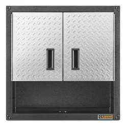 Gladiator GAWG28KDYG Ready-to-Assemble 3/4 Door Wall GearBox Steel Wall-mounted Garage Cabinet in Gray (28-in W x 28-in H x 12-in D)