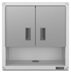 Gladiator GAWG28KVEW Steel Wall-mounted Garage Cabinet in White (28-in W x 28-in H x 12-in D)