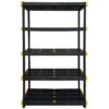Project Source 1152800 Commander Plastic Heavy Duty 5-Tier Utility Shelving Unit (48-in W x 20-in D x 72-in H)