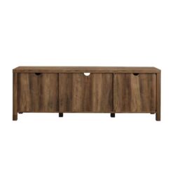 Walker Edison LW70BDSDRO Transitional Rustic Oak TV Stand (Accommodates TVs up to 80-in)