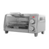 BLACK+DECKER Crisp ‘N Bake Air Fry 4-Slice Toaster Oven, Silver & Black, TO1787SS