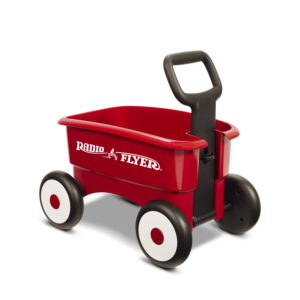 Radio Flyer, My 1st 2-in-1 Play Wagon Push Walker, Red